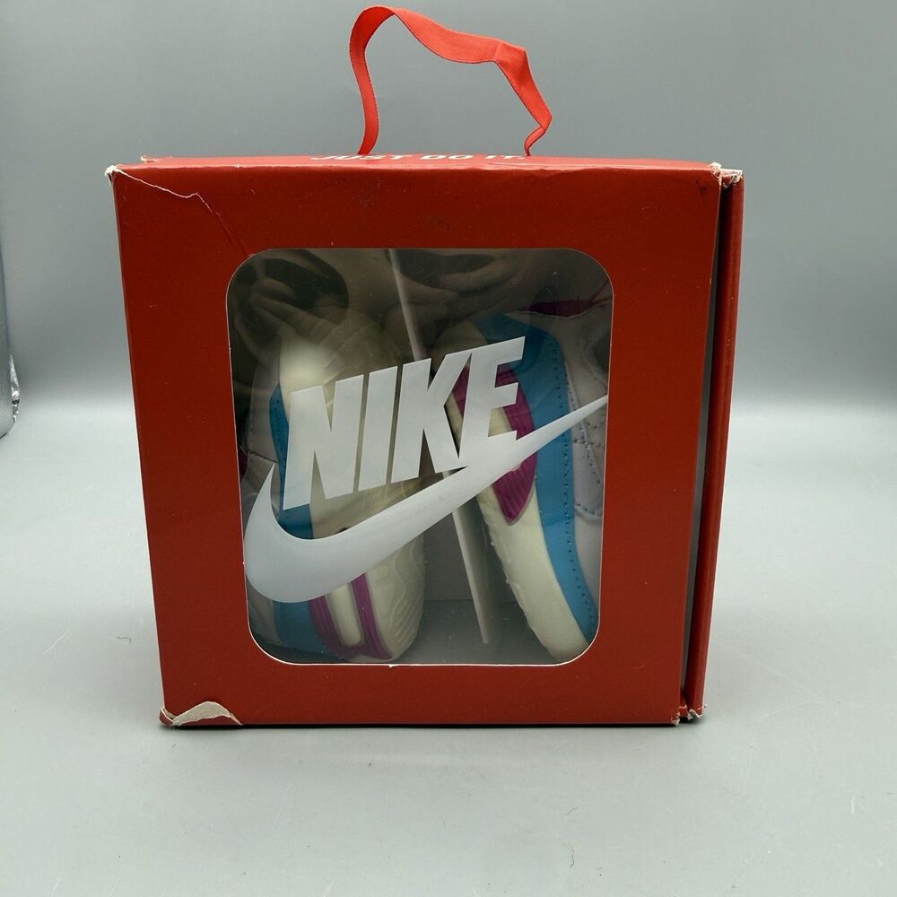 NIKE Infant Max 90 Crib (CB) CI0424-001 Grey White Size 1C
